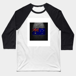 Australian Flag Stone Texture Baseball T-Shirt